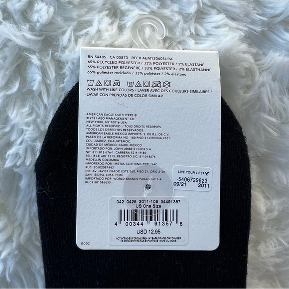 America Eagle, women’s no show socks, one size - Picture 8 of 8